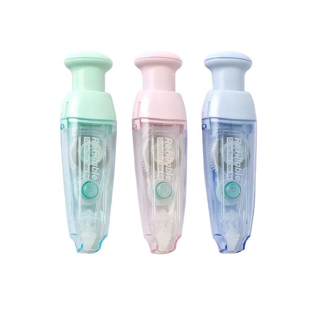 Презареждащ се коректор лента Deli EH363, с допълнителен пълнител, 5 мм х 6 м