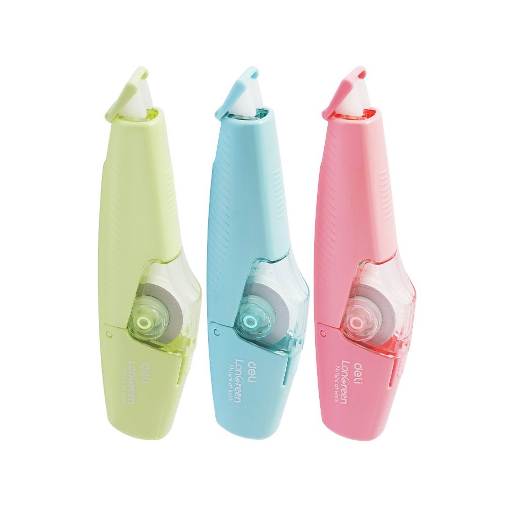 Презареждащ се коректор лента Deli LonGreen EH378, 5 мм х 6 м