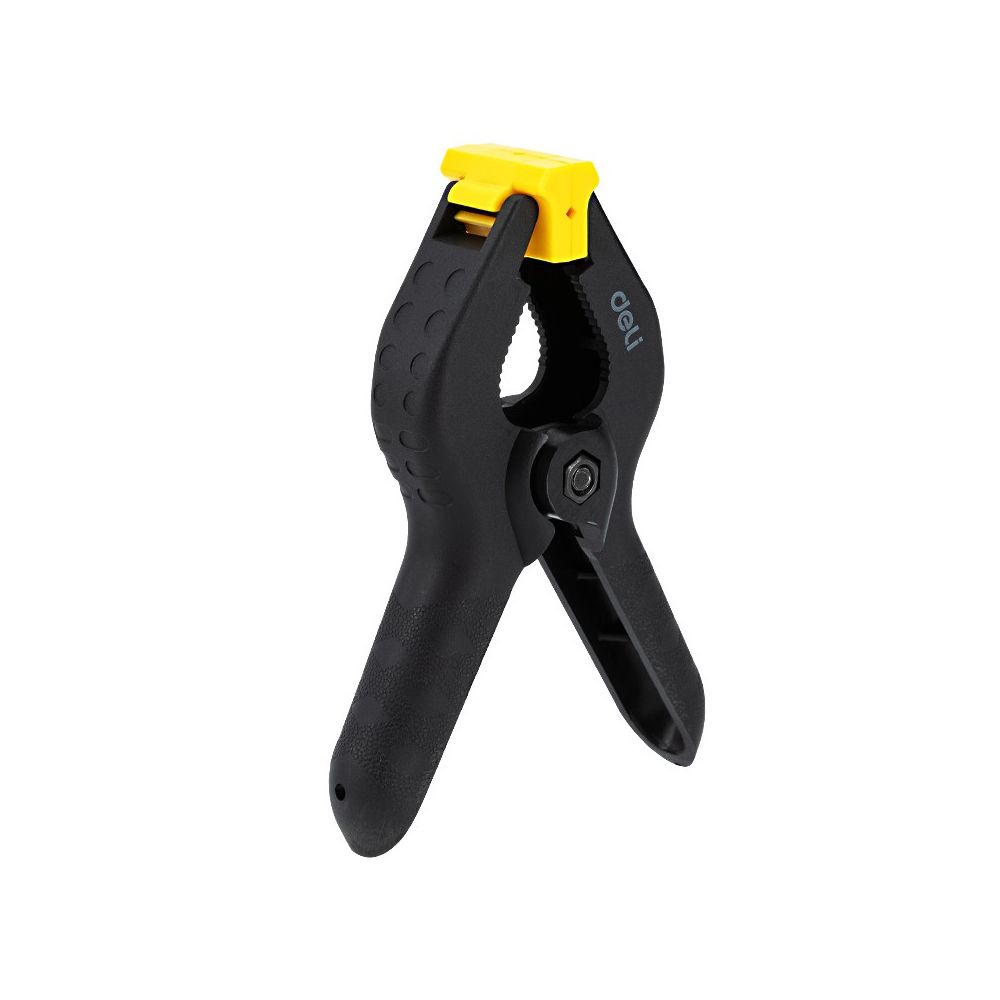 Пружинна стяга Deli TOOLS EDL110004, 4"/30 мм, черна