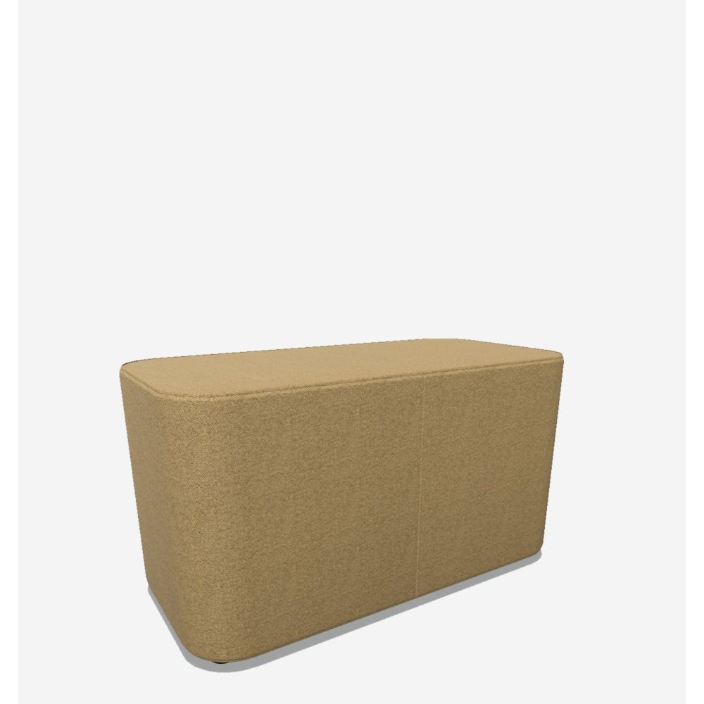 Пуф за сядане Tapa RC, 900х450х470 мм, тапицерия дамаска Chili(3)CG61172, пясъчно жълта