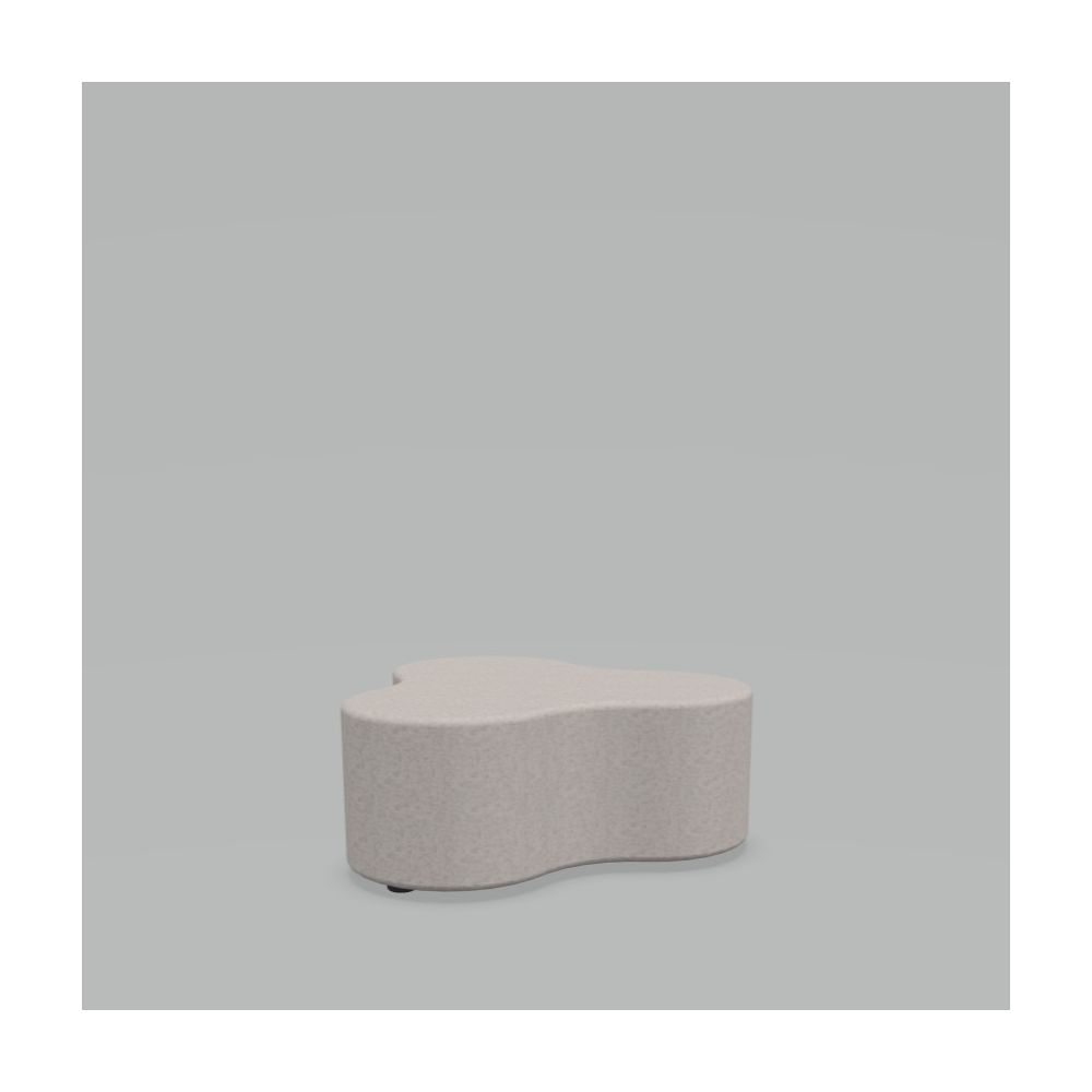 Пуф за сядане Tapa Y, 800х745х320 мм, тапицерия дамаска Blazer(4)CUZ2Q, светлосива