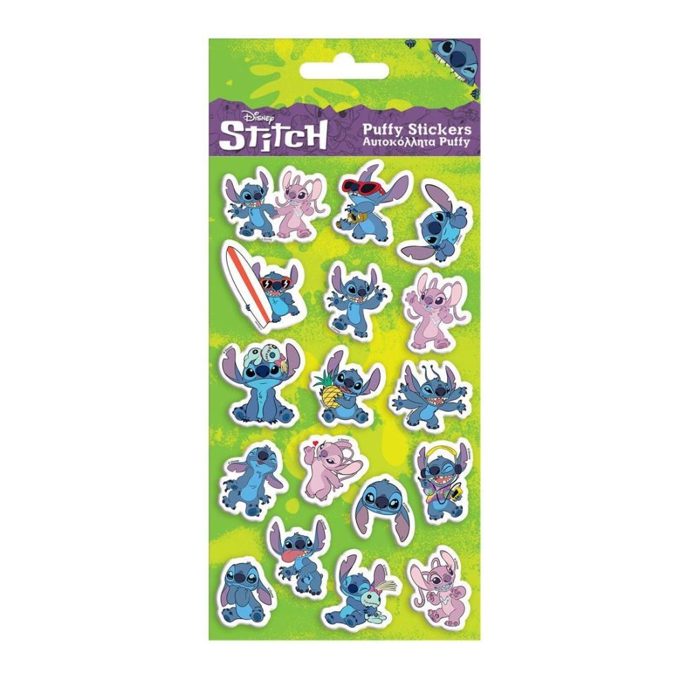 Пухкави стикери Diakakis LILO & STITCH, 100х220 мм