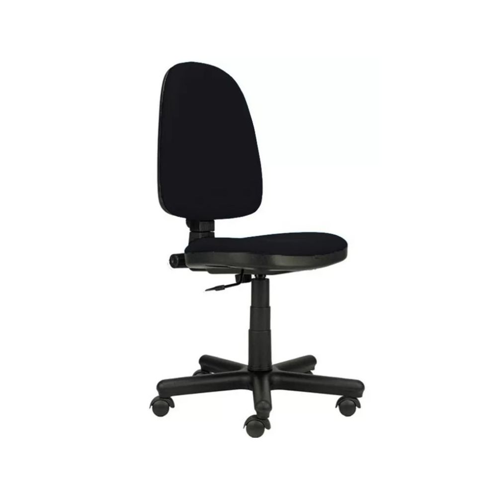 Работен стол Prestige C-U, дамаска, метална база с декоративни капаци, черен