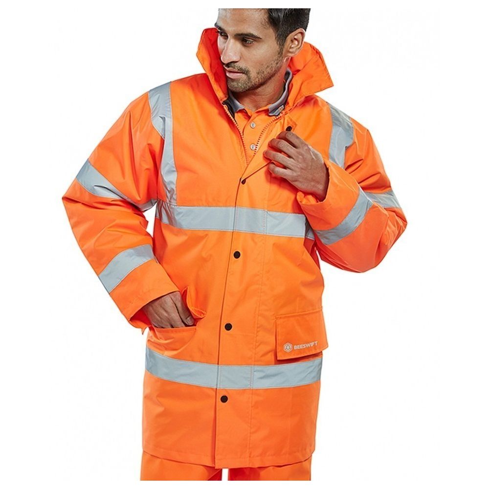 Работно сигнално яке BEESWIFT Constructor, размер 2XL, клас 3, оранжево