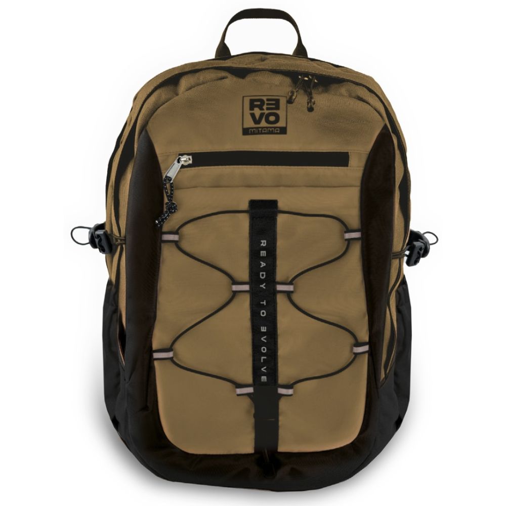 Раница MITAMA REVO Desert Khaki, унисекс, 3 отделения, кафява