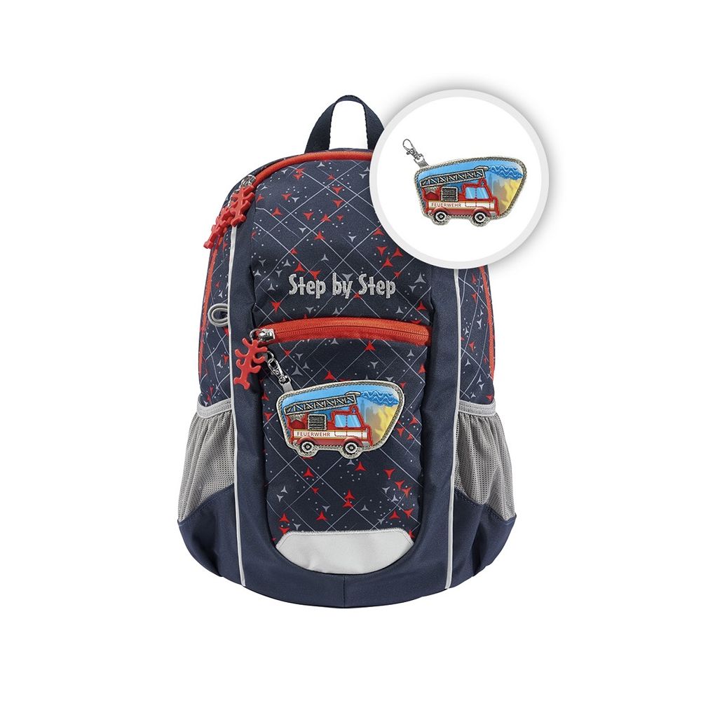 Раница за детска градина Step by Step KIGA MAXI Fire Truck Finn, 2 отделения
