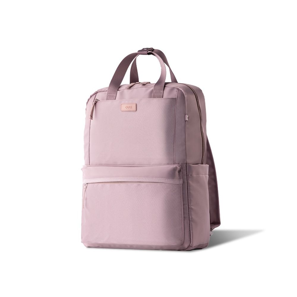 Раница за лаптоп Deli BG180, 15.6", розова