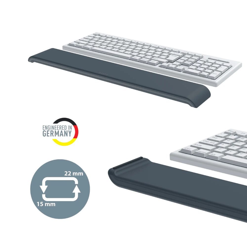 Регулируема опора за китка LEITZ Ergo Cosy, 71х22х437 мм, графит