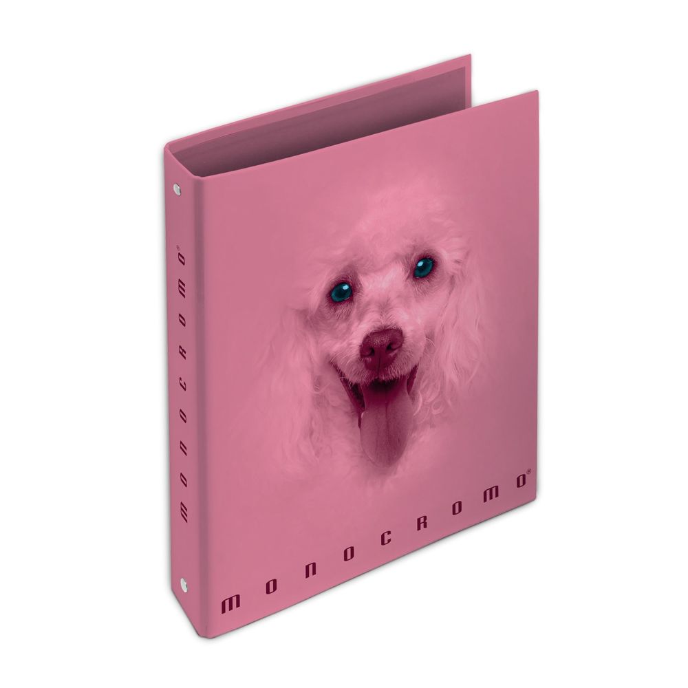Рингов класьор PIGNA Monocromo Pink, A4, 40 мм, 4 ринга D30 мм, ламиниран картон, розов Рингов класьор PIGNA Monocromo Pink, A4, 40 мм, 4 ринга D30 мм, ламиниран картон, розов