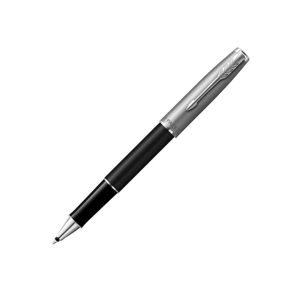 Ролер PARKER Royal Sonnet Essential Black, стоманено тяло, хромиран клип, черен
