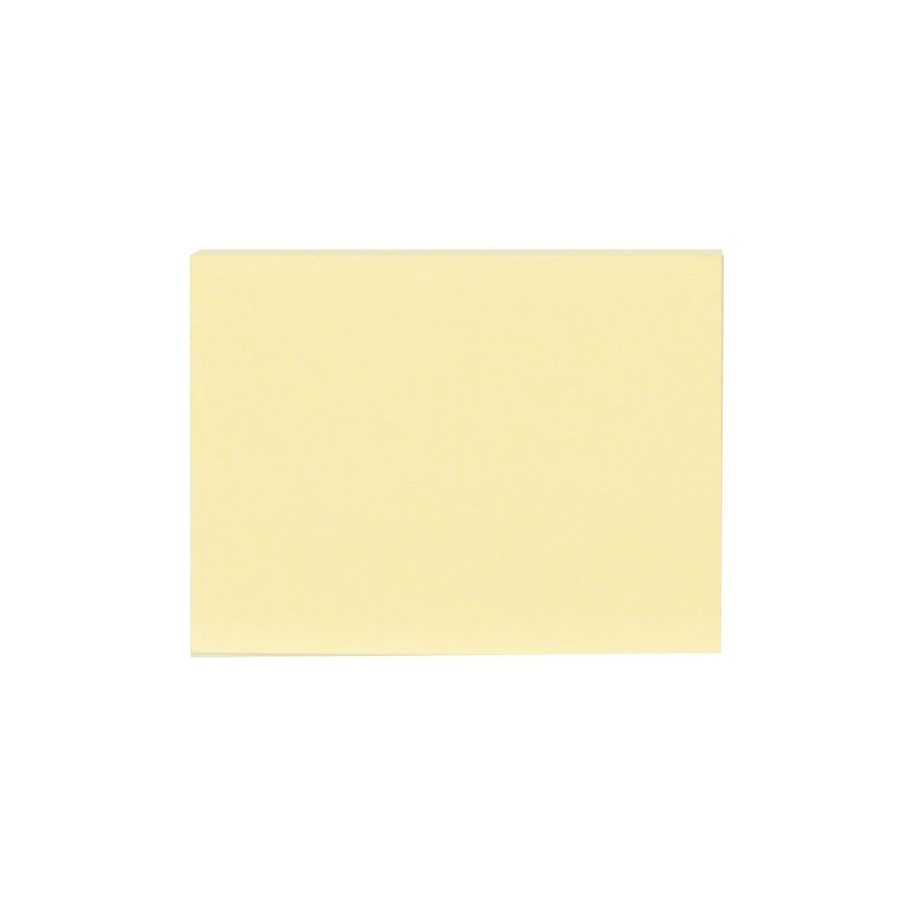 Самозалепващи листчета OFFICE PRODUCTS, 38х51 мм, 100 л., пастелно жълти