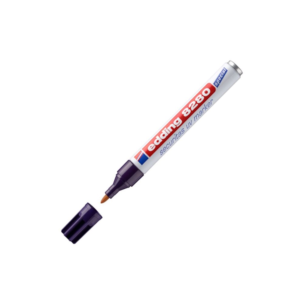 Секретен UV маркер edding 8280, объл връх 1.5-3 мм, видим под UV светлина