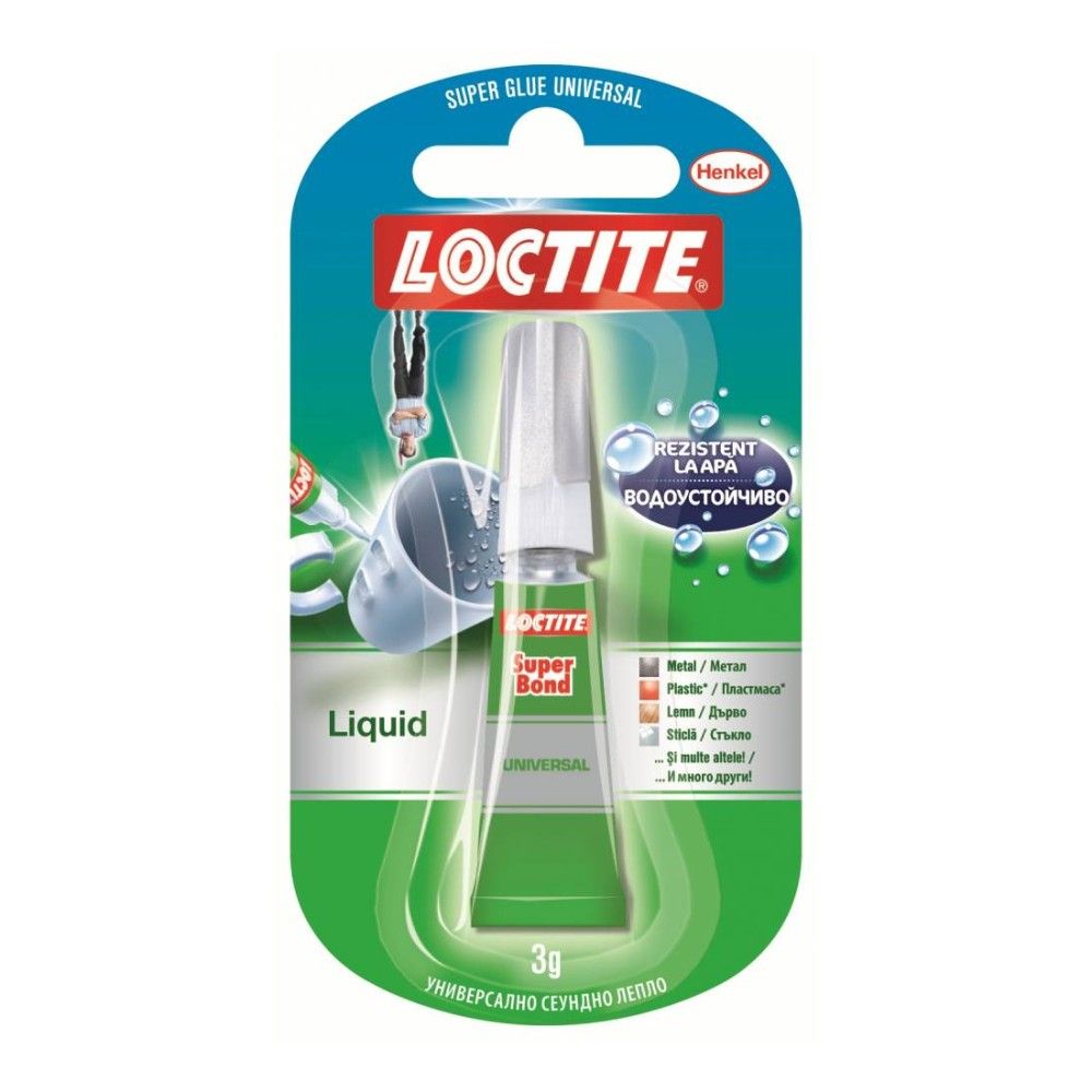 Секундно лепило Henkel LOCTITE SUPER BOND, гелово, 3 г