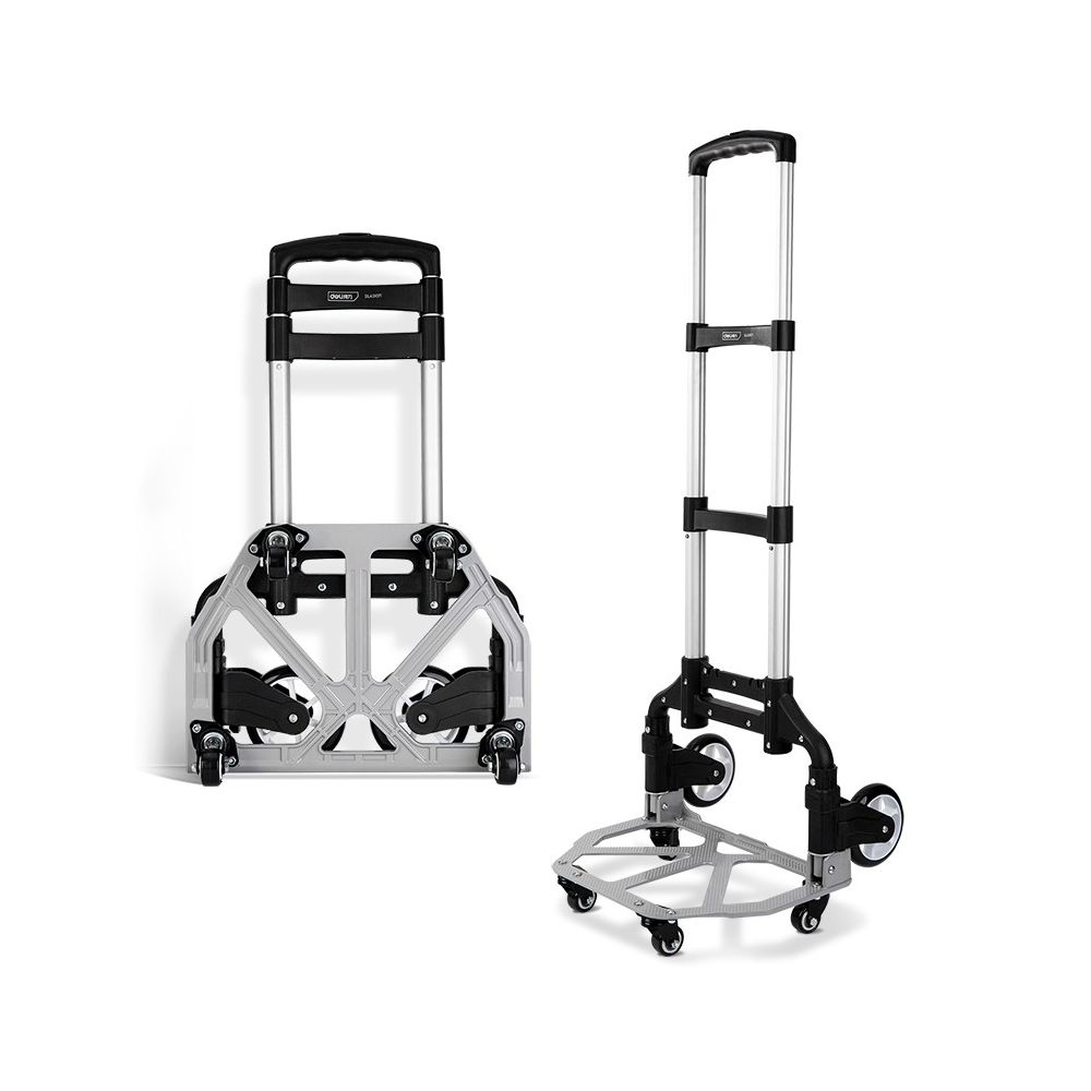 Сгъваема транспортна количка Deli TOOLS DL431071, алуминиева, 38х28х61-111 мм, до 70 кг