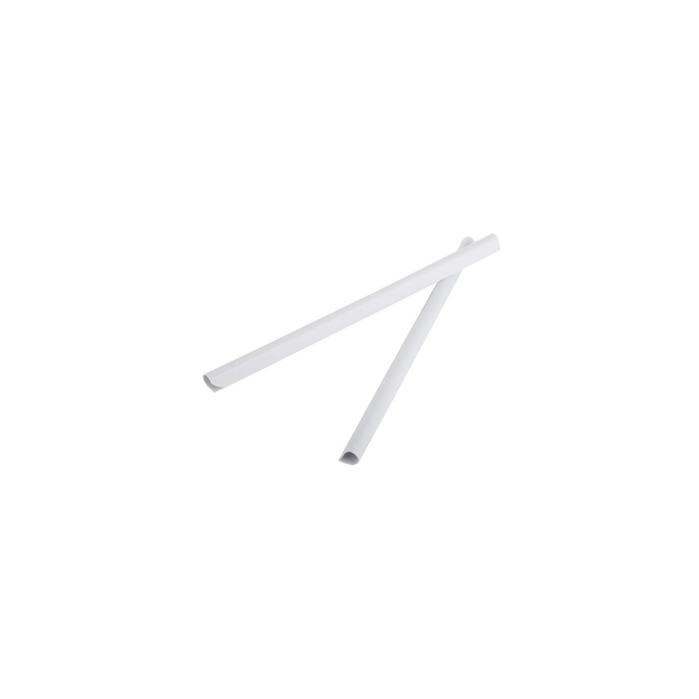 Шини за подвързване, PVC, ширина 4 мм, до 20 л., бели, 100 бр.