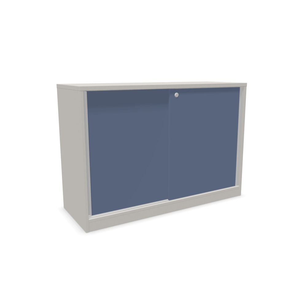 Шкаф Easy Space с плъзгащи се врати, 1200х445х725 мм, 1 рафт, корпус 25 мм/врати 18 мм, ПДЧ с MFC