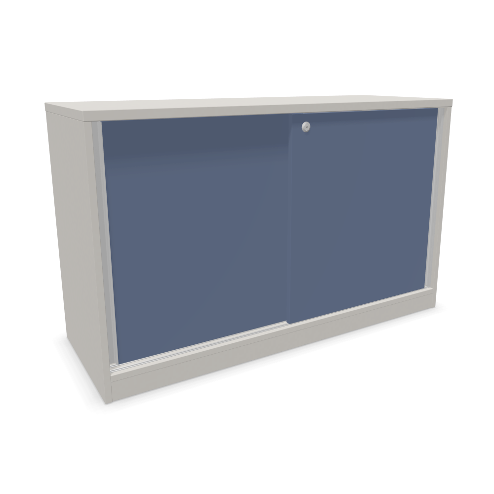 Шкаф Easy Space с плъзгащи се врати, 1200х445х740 мм, 1 рафт, корпус 25 мм/врати 18 мм, ПДЧ с MFC