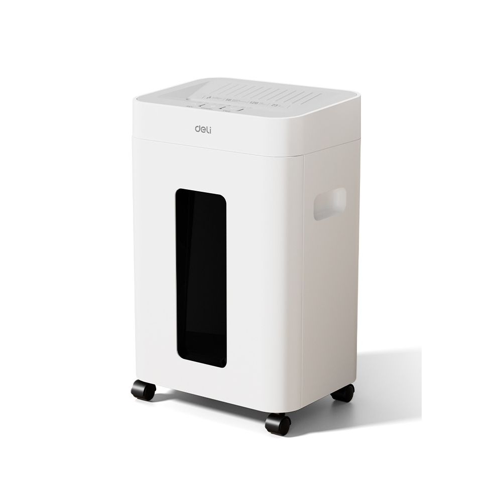 Шредер за хартия Deli ET048, (P-4), Cross Cut, 23 л