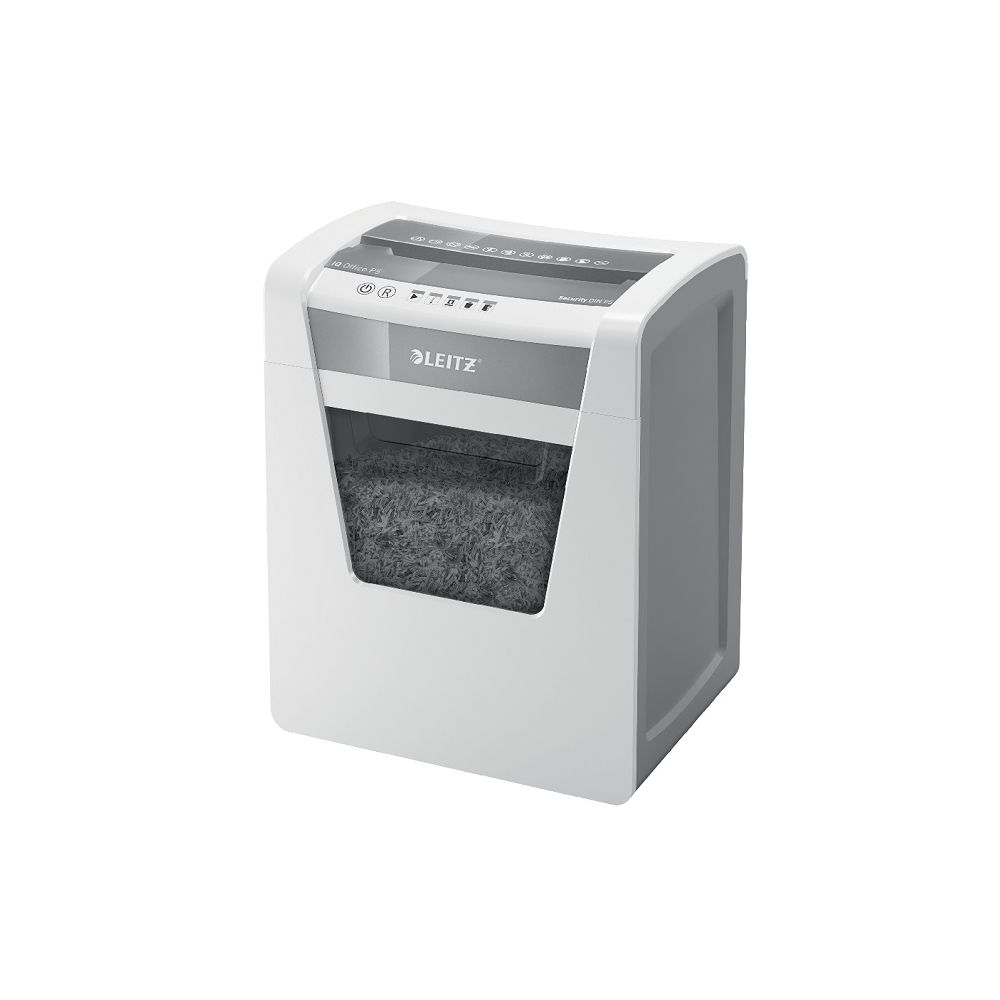Шредер за хартия LEITZ IQ Office P5, (P-5), Micro Cut, 23 л, 5-10 потребители