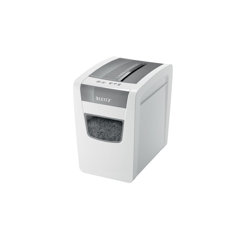 Шредер за хартия LEITZ IQ Slim Home Office P4, (P-4), Cross Cut, 23 л, 1-2 потребители