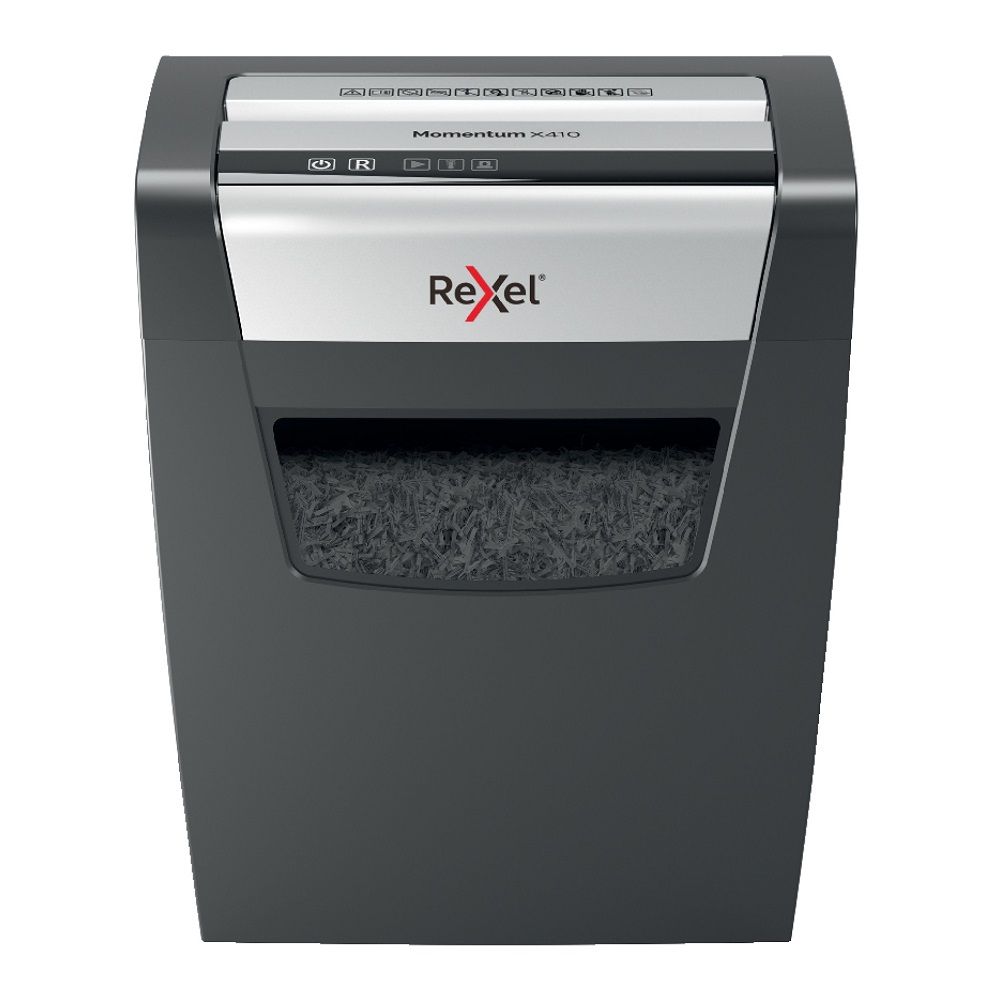 Шредер за хартия Rexel Momentum X410, (P-4), Cross cut, 23 л, 1-2 потребители