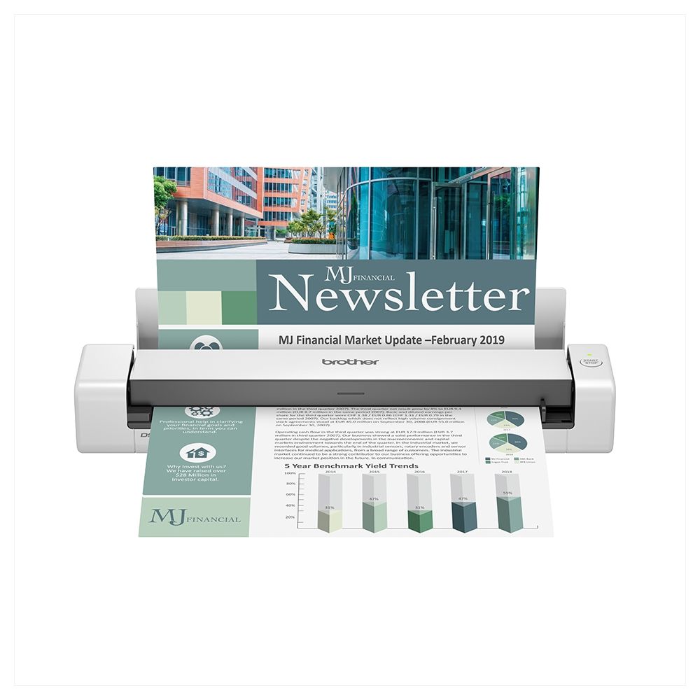 Скенер Brother Dsmobile DS-740D, портативен, A4