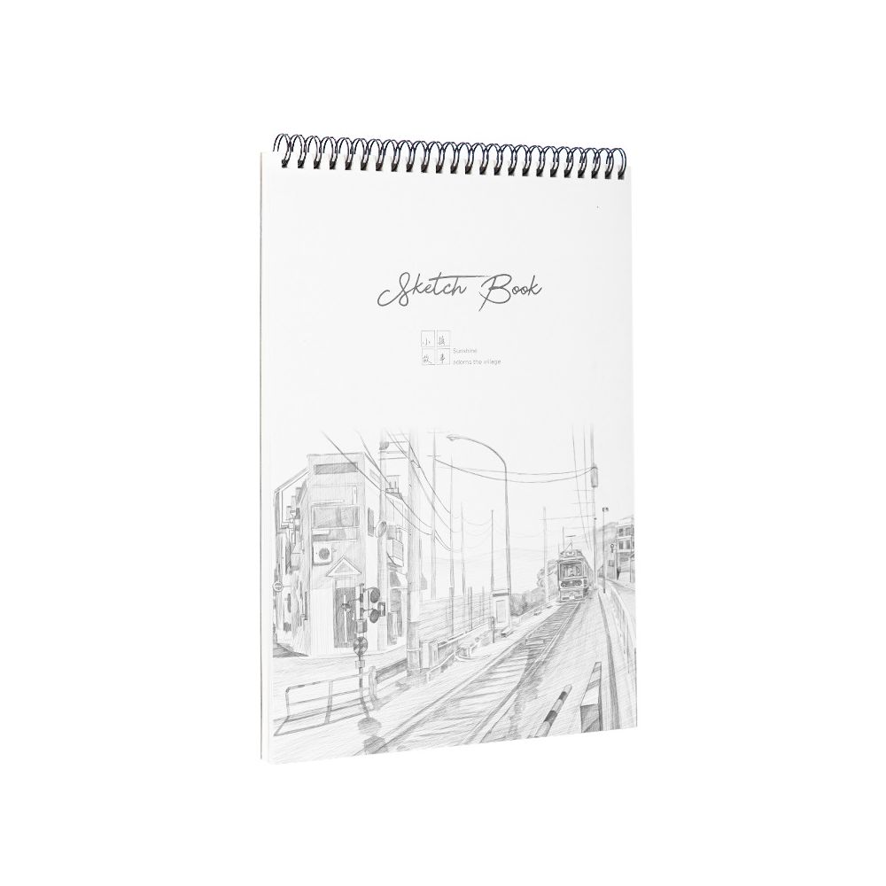 Скицник със спирала Deli 73627, A4, 100 г/кв.м, 40 л.