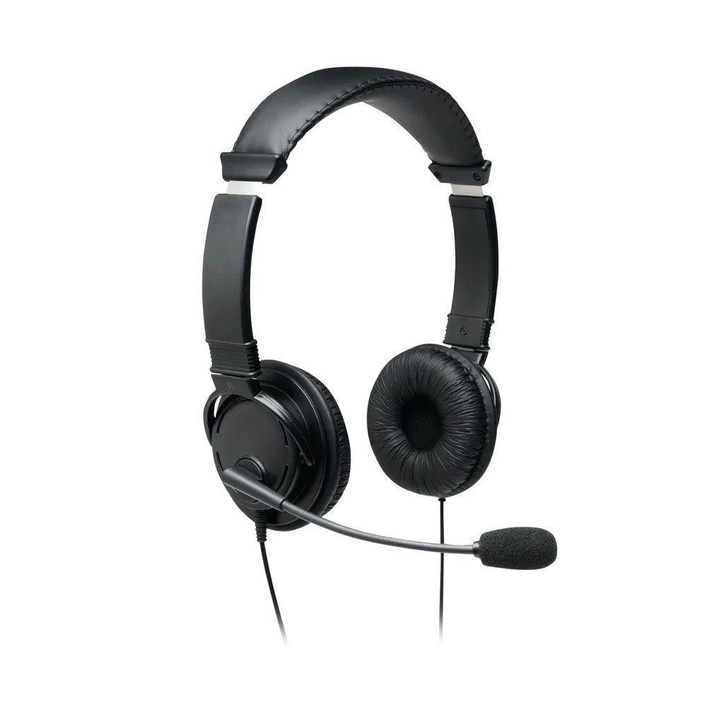Слушалки с микрофон Kensington Classic K97601WW, Stereo, USB-A, кабел 1.8 м, черни