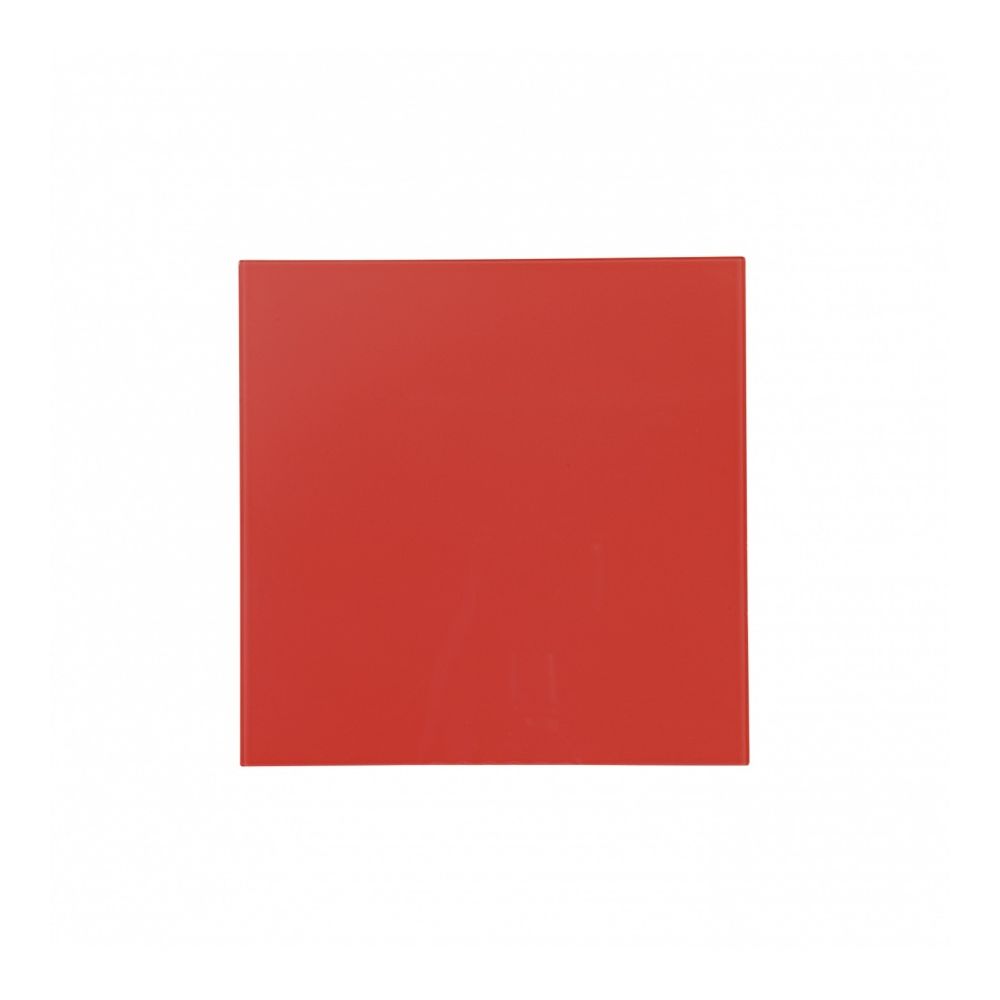 Стъклена магнитна дъска Bi-Office GLASS 380х380 мм, червена