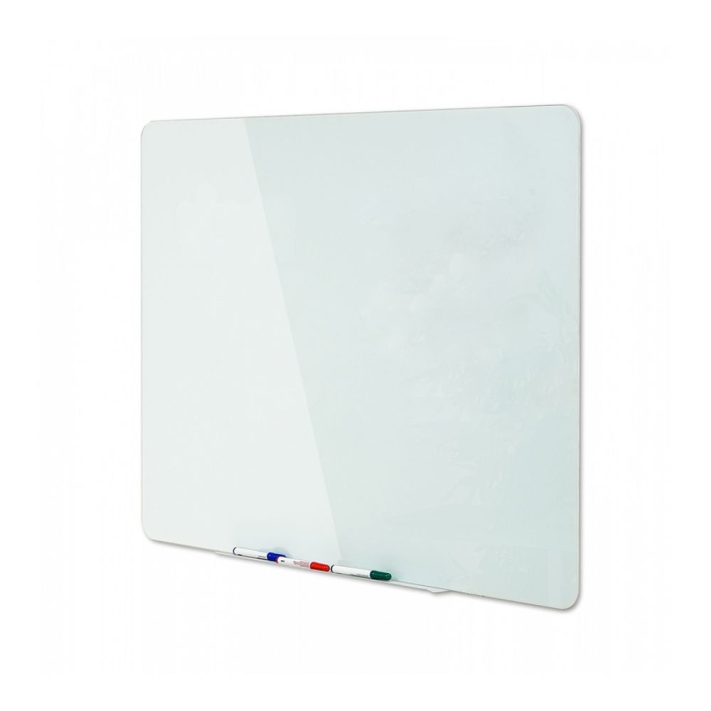 Стъклена магнитна дъска Bi-Office LAGO, 1500х1200 мм, бяла