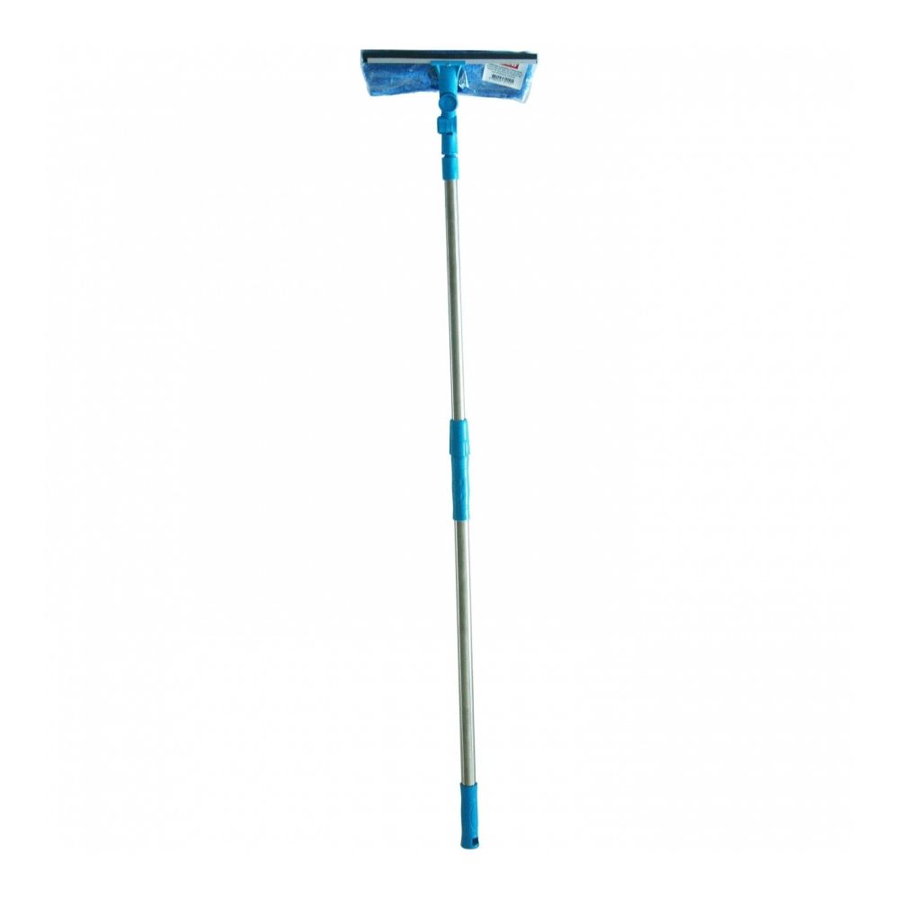 Стъклочистачка Ased с 2 чупещи се рамена, 25х7см, стоманена телескопична дръжка 120 см