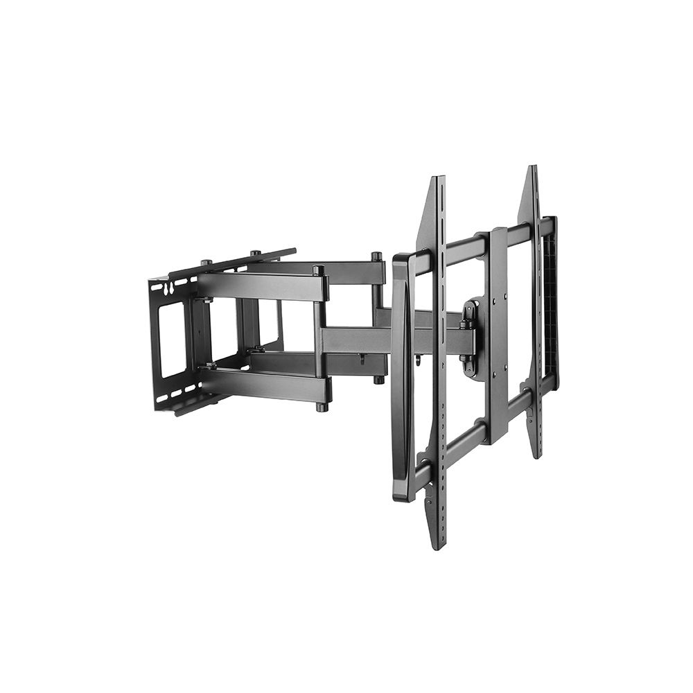 Стойка за телевизор Sunne 60"-100", до 80 кг, стенна, въртяща се, черна