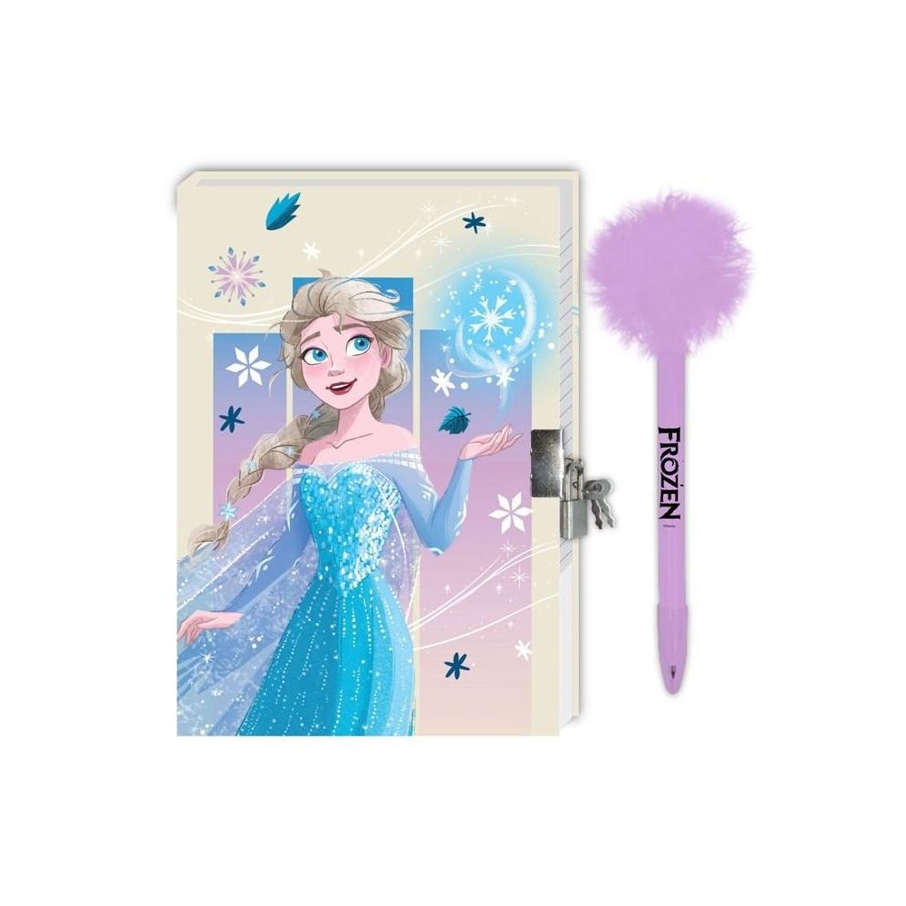 Таен дневник с химикал с катинар FROZEN , 60л., 120х180 мм