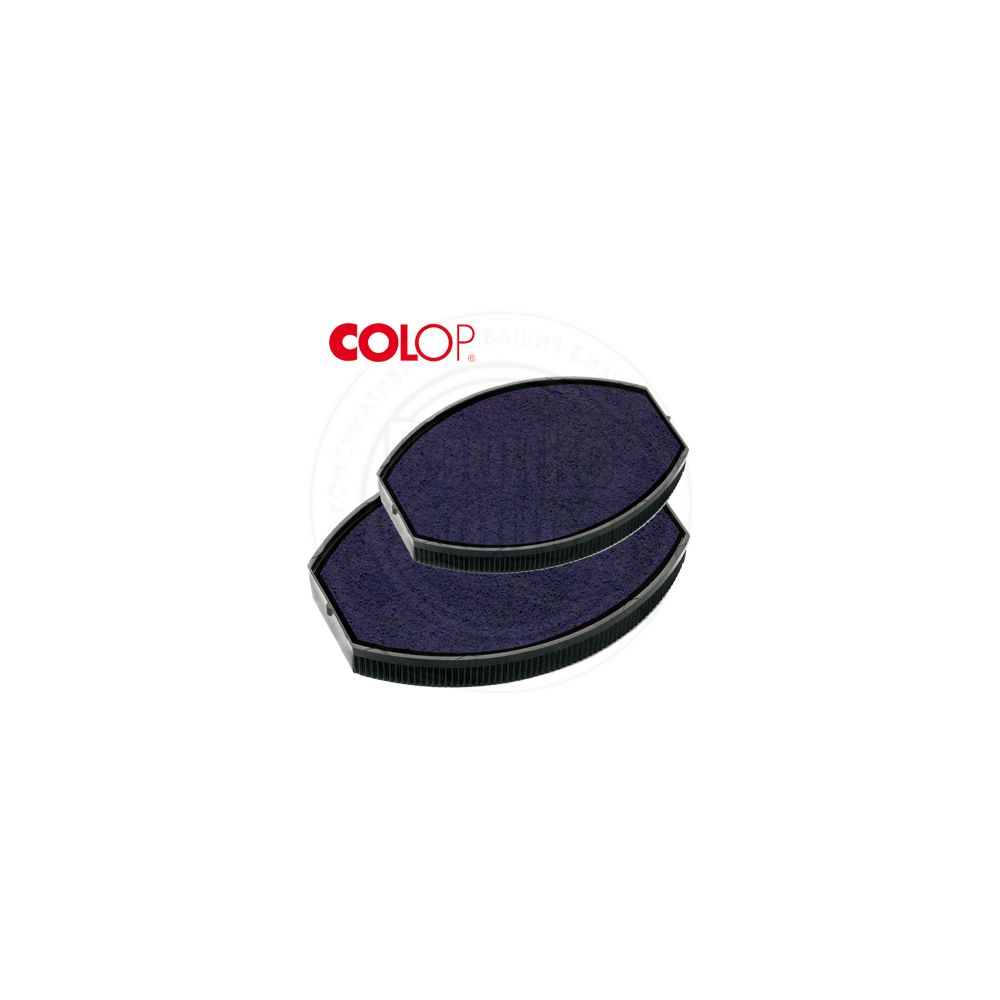 Тампон Colop E/Oval44, за автoматичен печат Printer Oval 44, елипса, 28х44 мм, син цвят