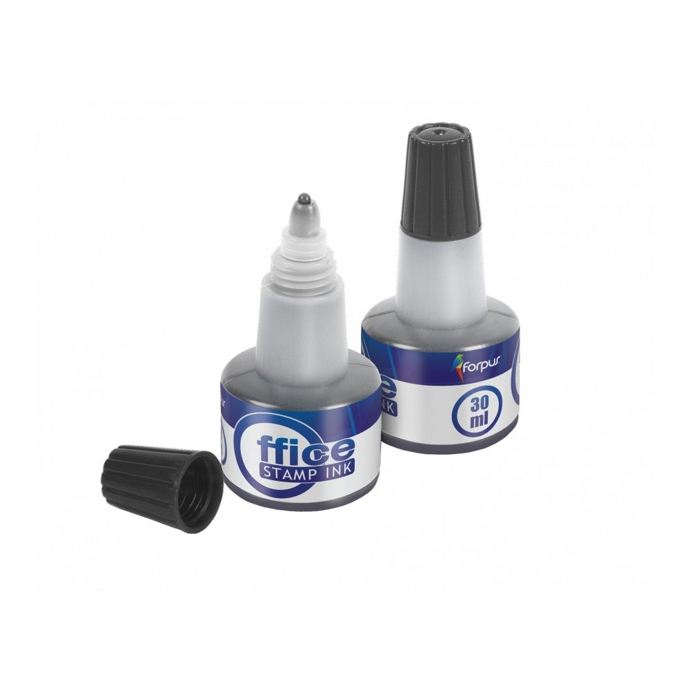 Тампонно мастило Forpus, 30 мл, черен цвят 