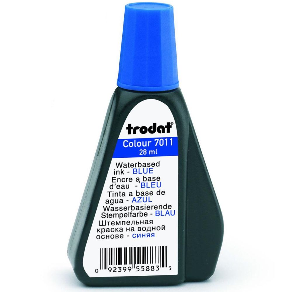 Тампонно мастилоTrodat 7011, 28 мл, син цвят