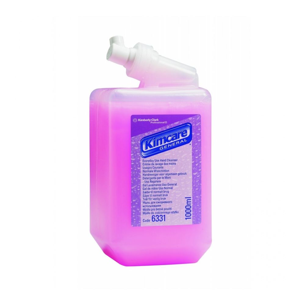 Течен сапун Kimberly-Clark 6331 с глицерин, пълнител за дозатор, розов, 1 л