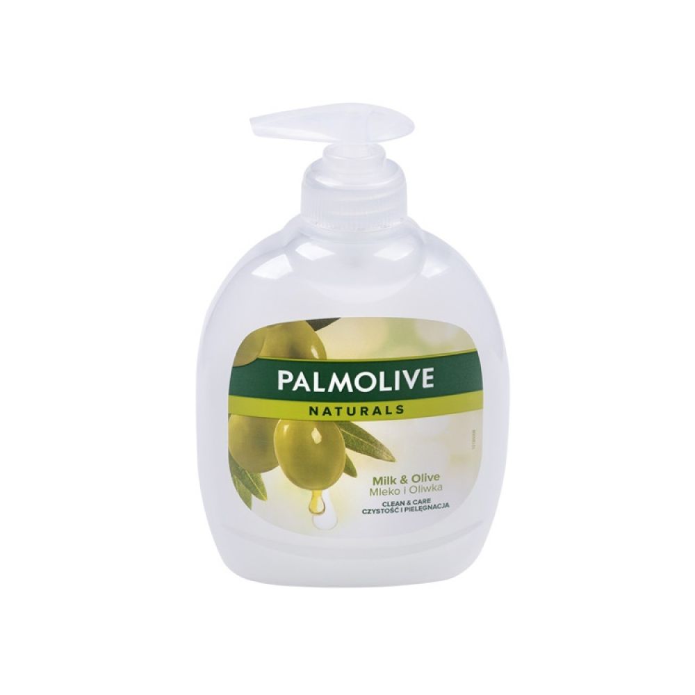 Течен сапун Palmolive almond, аромат мляко и маслини, с помпа, 300 мл