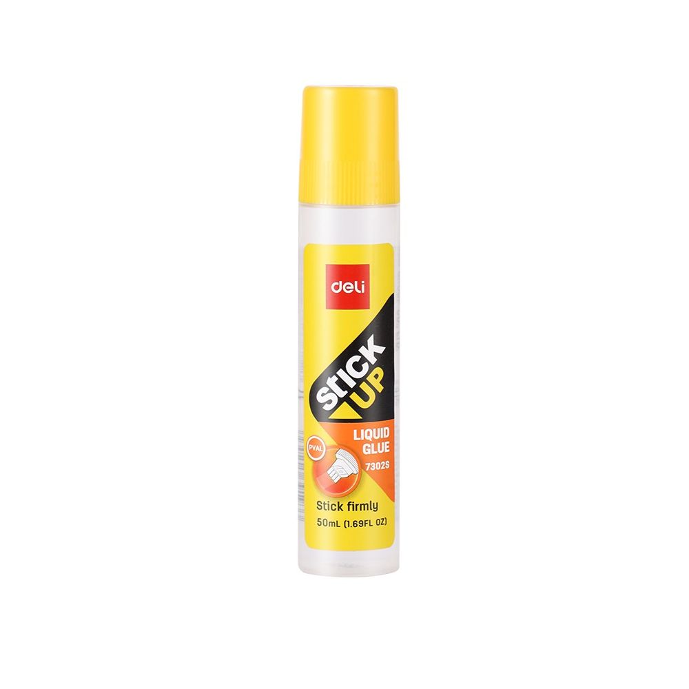 Течно лепило Deli Stick Up E7302S, безцветно, с апликатор, 50 мл Течно лепило Deli Stick Up E7302S, безцветно, с апликатор, 50 мл