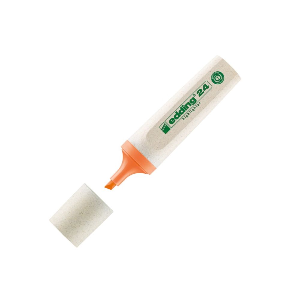 Текстмаркер edding 24 EcoLine, скосен връх 2-5 мм, оранжев