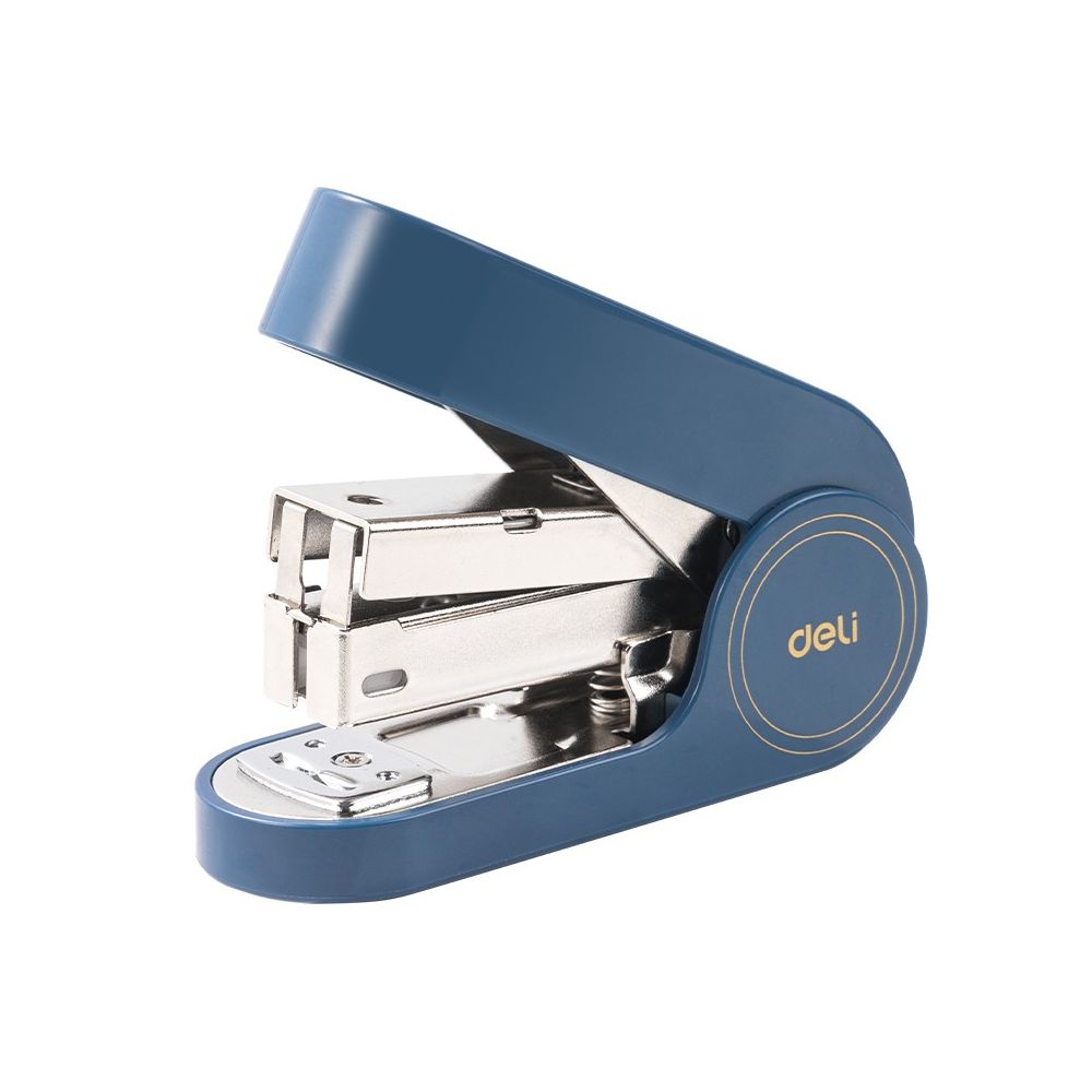 Телбод Deli Linfini,EM390, за 25 л.(80 г), Effortless, телчета 24(26)/6, пластмаса + метал, тъмносин