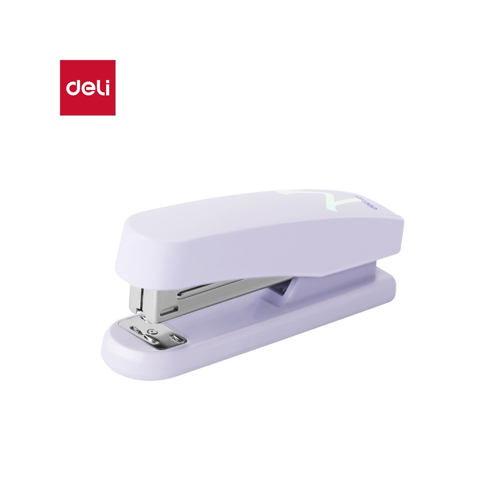 Телбод Deli Macaron, Е0402F, за 25 л.(80 г), телчета 24(26)/6, пластмаса + метал, лилав