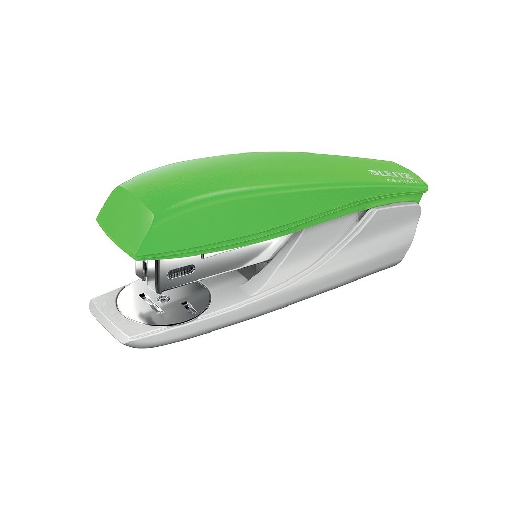 Телбод LEITZ NeXXt Recycle, за 25 л.(80 г), 35x51x121 мм, телчета 24(26)/6, пластмаса + метал, зелен