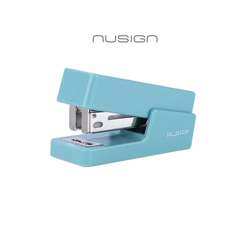 Телбод Nusign Classic, ENS083, за 12 л.(80 г), телчета 24(26)/6, пластмаса + метал, светлосин Телбод Nusign Classic, ENS083, за 12 л.(80 г), телчета 24(26)/6, пластмаса + метал, светлосин