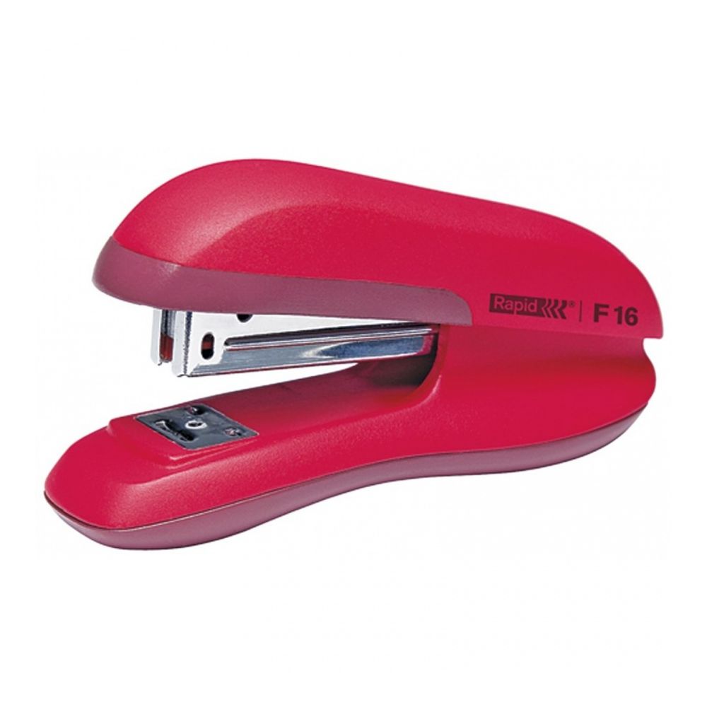 Телбод Rapid F16, за 30 л.(80 г), 42х65х137 мм, телчета 24(26)/6, ABS + метал, червен