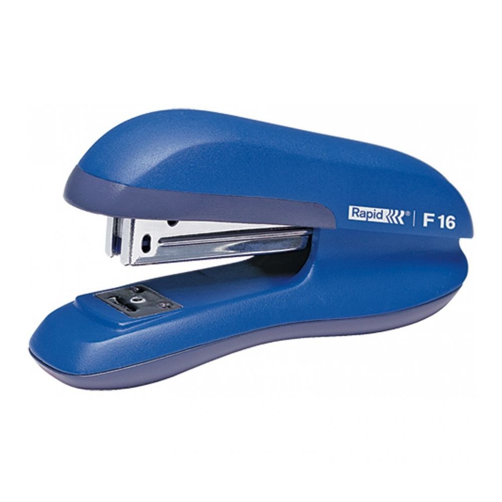 Телбод Rapid F16, за 30 л.(80 г), 42х65х137 мм, телчета 24(26)/6, ABS + метал, син