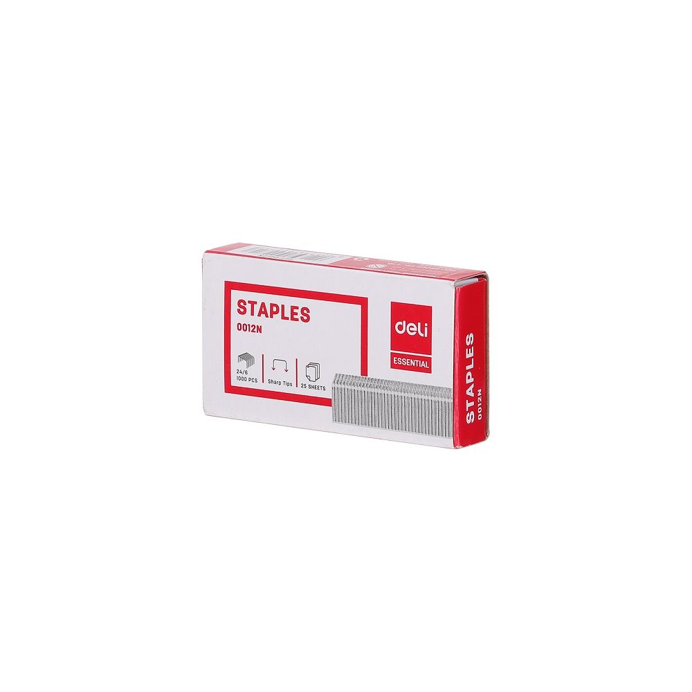 Телчета Deli Essential, 24/6 (2-25 л.), E0012N, 1000 бр.