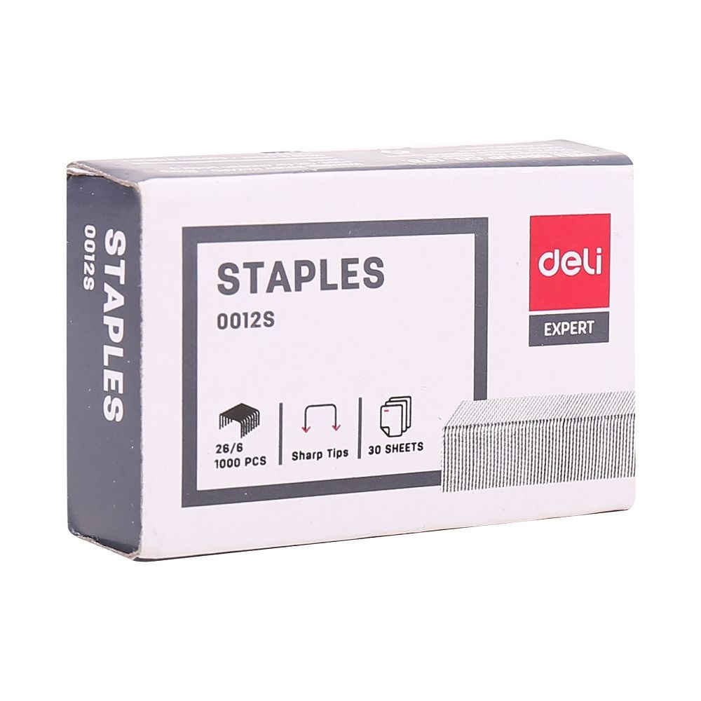 Телчета Deli Essential, 26/6 (2-30 л.), E0012S, 1000 бр.