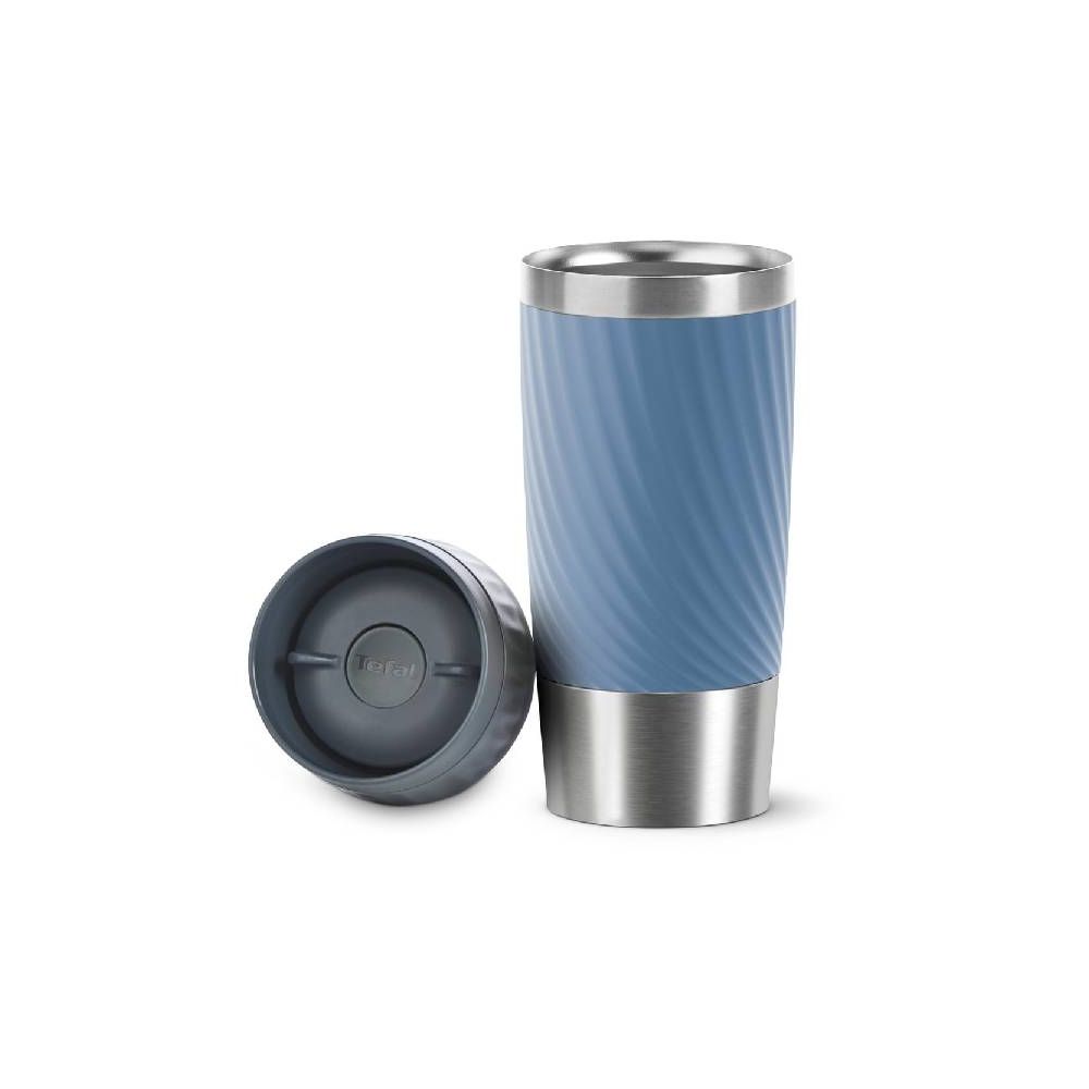 Термочаша Tefal EASY MUG N2011810, 360 мл, неръждаема стомана, синя