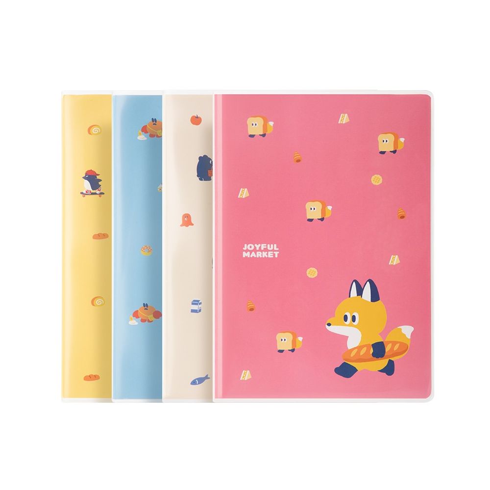 Тетрадка Deli Joyful Market T3272, A5, 72 л., линиран офсет шамоа 70 г, EVA подвързия